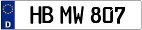 Truck License Plate